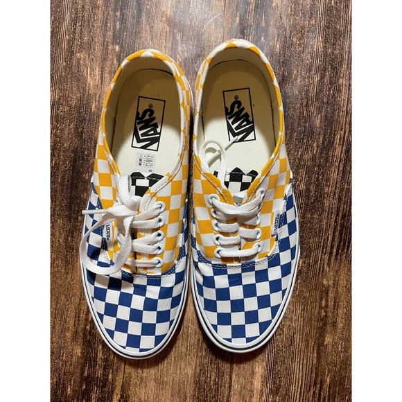 Vans Palm Tree/ Checkered Man’s Sidewall Sneaker size 8.0 - Picture 4 of 5